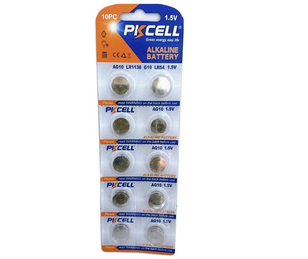 AG10 Battery Pack of 10 Alkaline 1.5V – Batteries and Ink